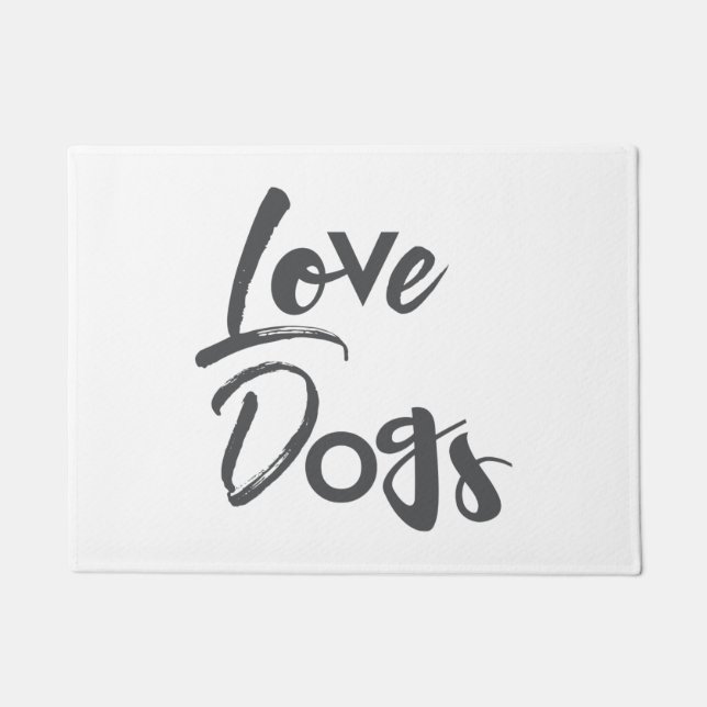 Paillasson Design moderne, simple, urbain, cool de Love Dogs (Devant)