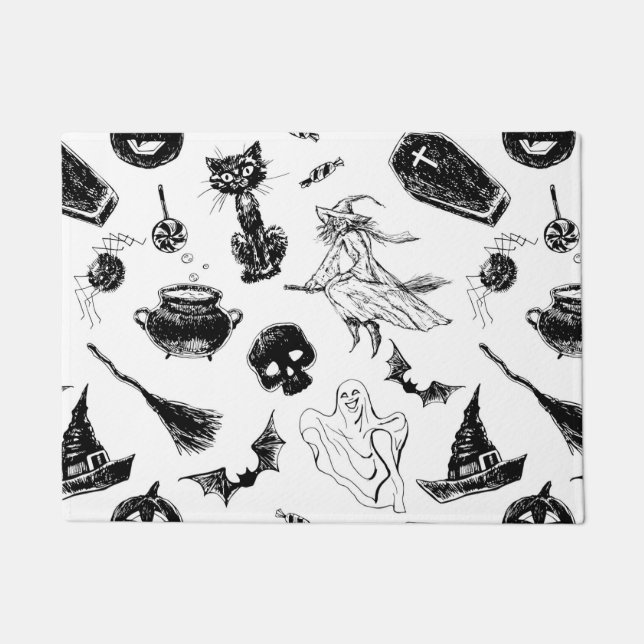 Paillasson Design motif d'Halloween (Devant)