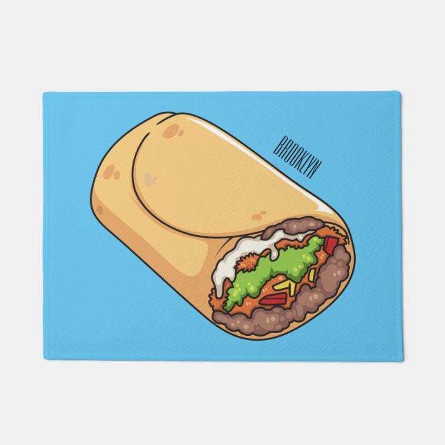 Paillasson dessin animé de Burrito (Devant)
