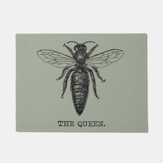 Paillasson Dessin classique de l'illustration de Queen Bee (Devant)