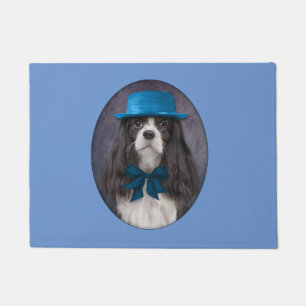 Paillasson Dessin du chien Cavalier le roi Charles Spaniel
