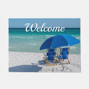 Paillasson Destin Florida Chaises Et Umbrella Doormat