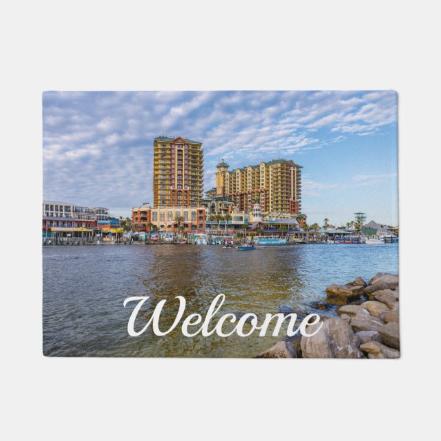 Paillasson Destin Harbour Boardwalk Welcome Doormat (Devant)