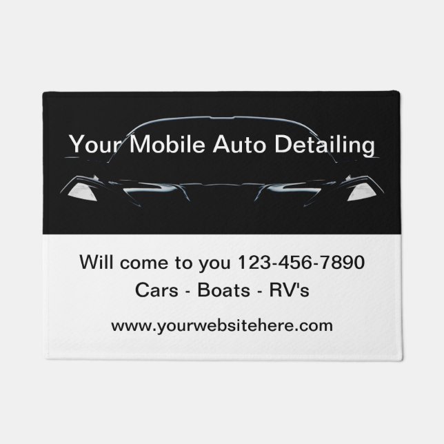 Paillasson Détail automatique mobile classique (Devant)