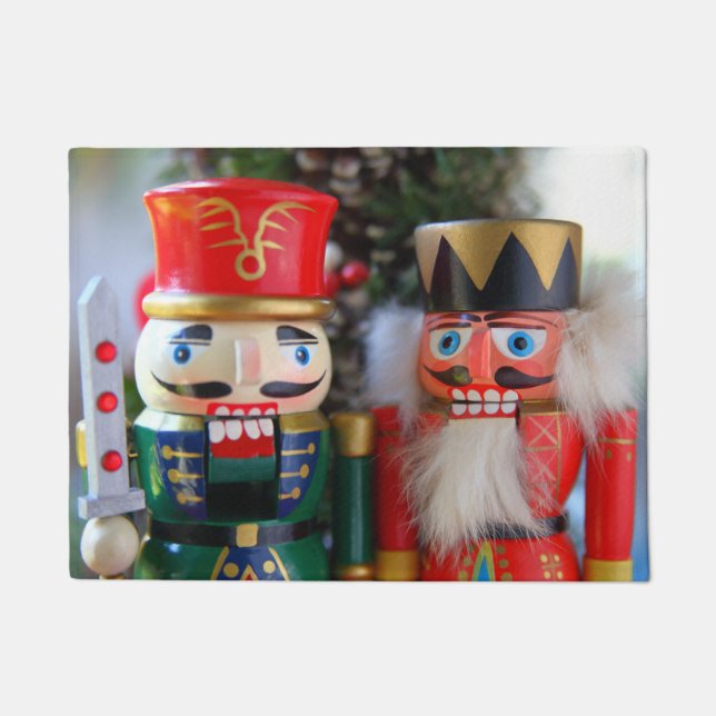 Paillasson Deux noisettes de Noël (Devant)