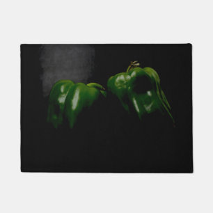 Paillasson Deux poivrons verts dmcna