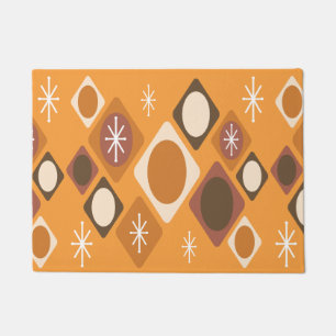 Paillasson Diamants Ovales Starburts Orange