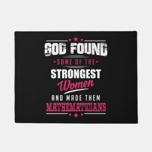 Paillasson Dieu a fait à des mathématiciens la profession