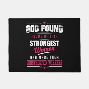 Paillasson Dieu a rendu les ouvriers du bâtiment une professi