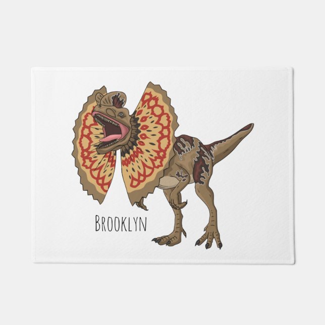 Paillasson Dilophosaurus dessin animé (Devant)