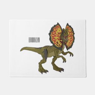 Paillasson Dilophosaurus dessin animé