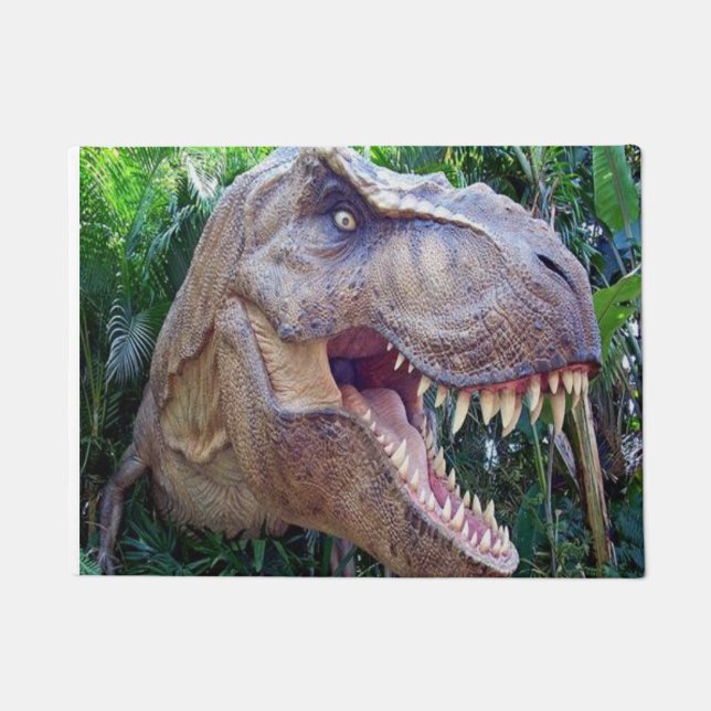 Paillasson Dinosaur porte pour enfants & CHilchildren (Devant)
