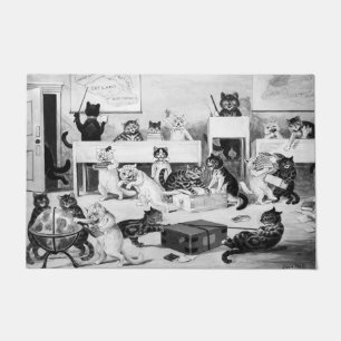 Paillasson Discipline de la classe de chats, Louis Wain