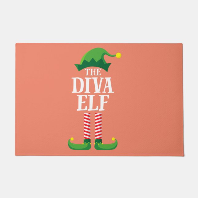 Paillasson Diva Elf Matching Family Group Noël (Devant)