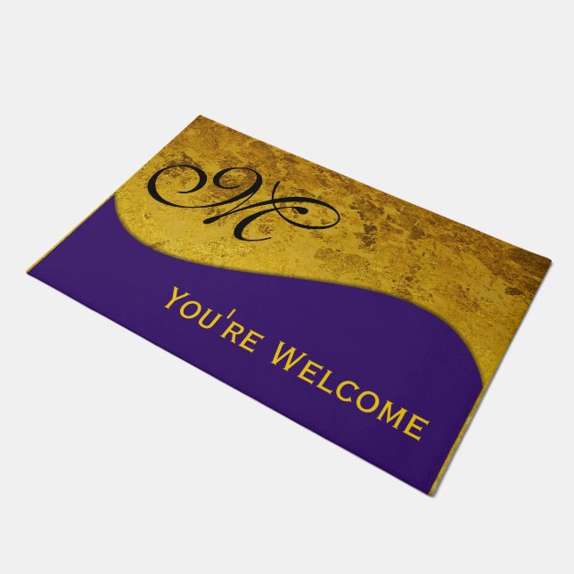 Paillasson do-it-yourself - Ajoutez votre propre signe, monog (Incliné)