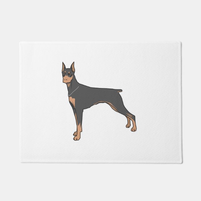 Paillasson doberman toon (Devant)