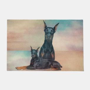 Paillasson Dobermann - Pinscher de dobermann