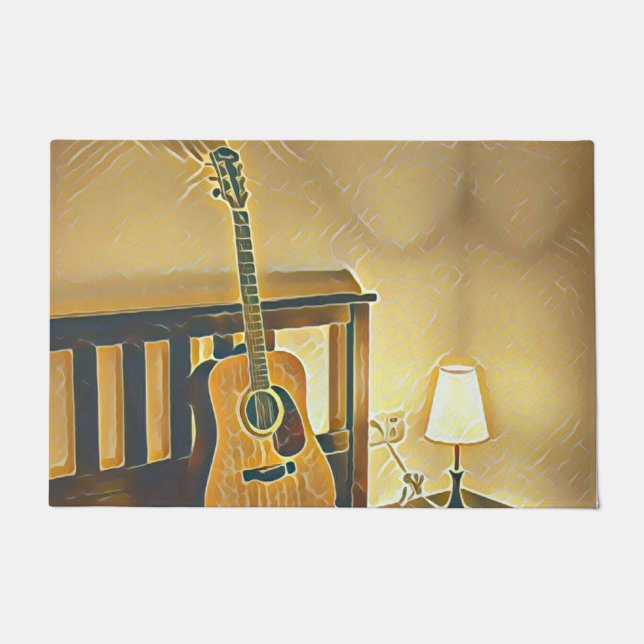 Paillasson Don de guitare acoustique (Devant)