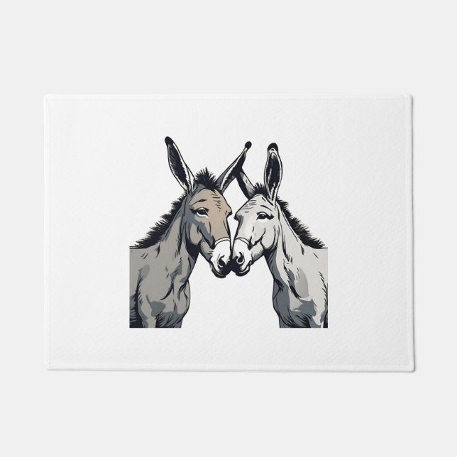 Paillasson Donkey Couple (Devant)