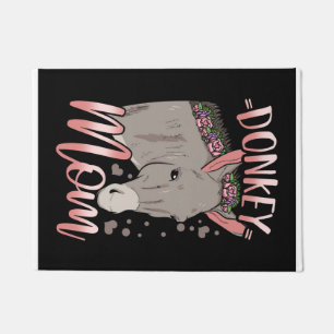 Paillasson Donkey Maman Cadeau pour le propriétaire Donkey