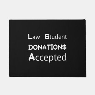 Paillasson Dons d'étudiants en droit acceptés