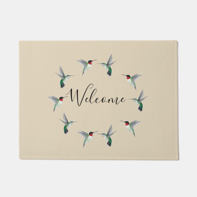 Paillasson Doormat à gorge rubis (Devant)