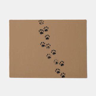 PAILLASSON DOORMAT -CAT EMPREINTES DE PATTES/PISTES