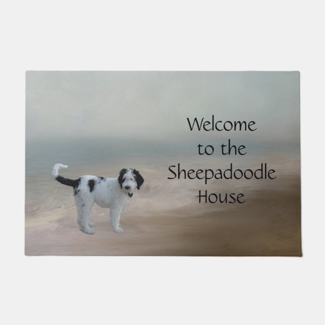 Paillasson Doormat Sheepadoodle (Devant)