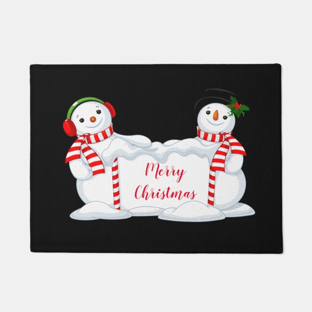 Paillasson Doormat-Snowman (Devant)