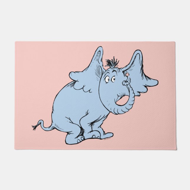 Paillasson Dr. Seuss | Horton Côté Regard (Devant)