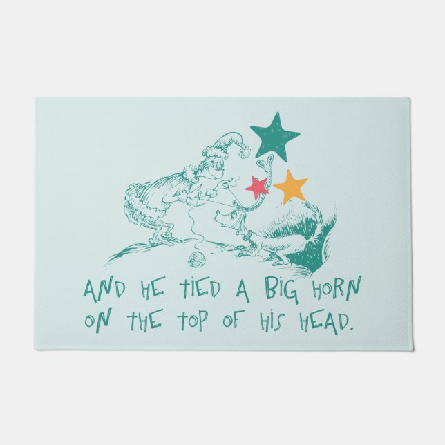 Paillasson Dr. Seuss | Le Grinch et Max (Devant)