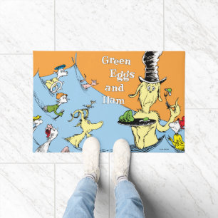 Paillasson Dr. Seuss Les Œufs verts au jambon Scène de l'eau