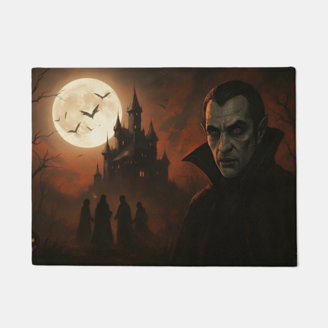 Paillasson Dracula's Gothic Halloween Welcome Doormat (Devant)