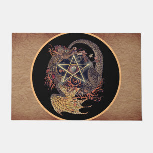 Paillasson Dragon de Pentacle Art nouveau