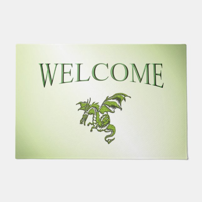 Paillasson Dragon volant vert (Devant)