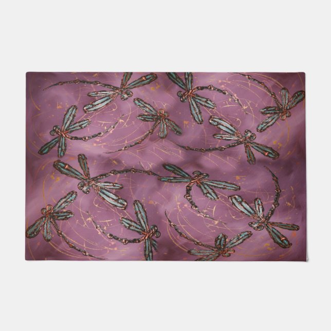 Paillasson Dragonfly Flit Dusky Rose (Devant)