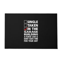 Dragrace & Racing Car Doormat