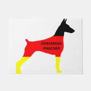 Paillasson drapeau allemand dans doberman pinscher siol w nom