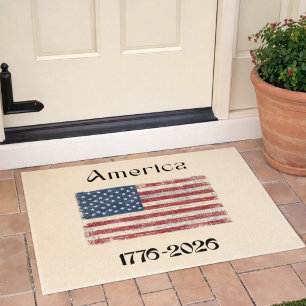 Paillasson Drapeau américain 1776 à 2026 États-Unis 250e anni