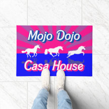 Drapeau bisexuel Mojo House Unicorn