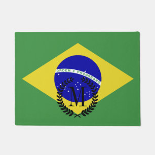 Paillasson Drapeau brésilien classique