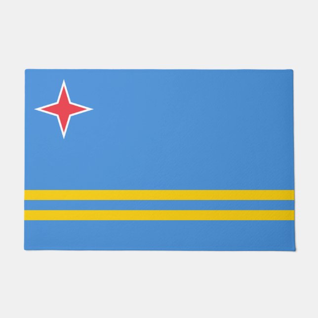Paillasson Drapeau d'Aruba (Devant)