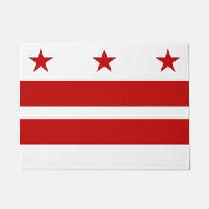 Paillasson Drapeau de DC de Washington, drapeau d'état
