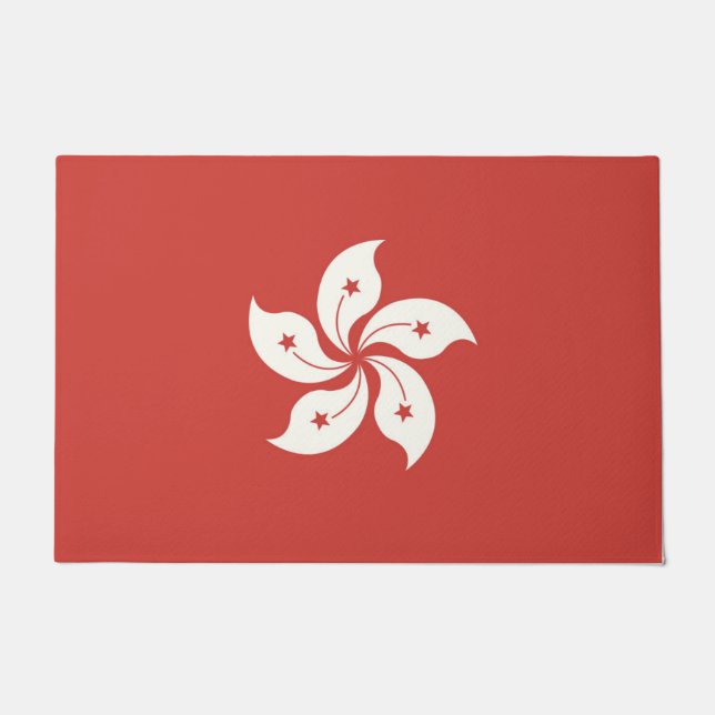 Paillasson Drapeau de Hong Kong (Devant)
