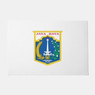 Paillasson Drapeau de Jakarta (capitale indonésienne)