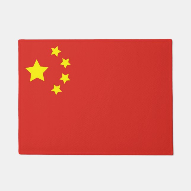 Paillasson Drapeau de la Chine (Devant)