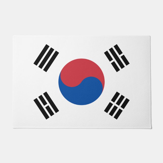 Paillasson Drapeau de la Corée du Sud (ROK) (Devant)