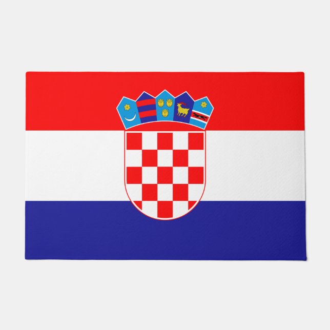 Paillasson Drapeau de la Croatie (Devant)