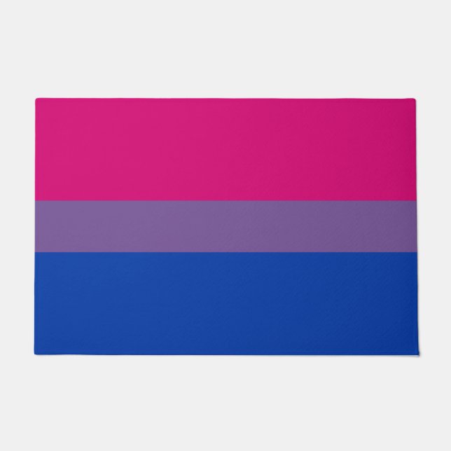 Paillasson Drapeau de la fierté bisexuelle (Devant)