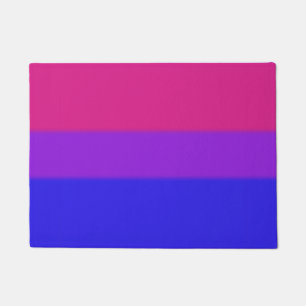Paillasson Drapeau de la fierté bisexuelle tombée